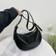 thumbnail image 3 of Bolso bandolera informal de piel sintética con forma de media luna para mujer, bolso diario para mujer, 3 of 9