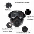 thumbnail image 3 of Laveberry Auto Darkening Welding Helmet, Anti-Glare UV Welding Mask for Cutting & Grinding, Detachable Face Shield, Large Viewing Welding Hood,Can Be Used for Welding and Cycling (silver), 3 of 7