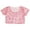 Pink, variant on WhouRiu Little Girl' T Shirt Glitter Sequin Short Sleeve Crop Tshirt Children Stage Singing Dancing Show Elastic Tee Black,Sized 3-8