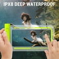 thumbnail image 4 of Universal Phone Pouch IPX8 Phone Case For Beach Underwater Cellphone Dry Bag With Lanyard Fits All Phones Up To 7.2IN, 4 of 7