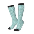 thumbnail image 2 of Daiia Sports Socks Geometric Elements Printed Novelty Crew Socks for Men Women Knee High Socks Cotton Socks Soft & Breathable Support Unisex Socks, 2 of 9