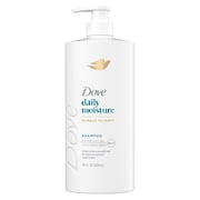 Dove Damage Therapy Shampoo for Dry Hair Daily Moisture with Bio-Protein Care Technology and Hyaluronic Serum, 28 Fl Oz