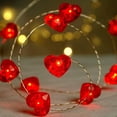 thumbnail image 5 of Valentine’s Day Heart String Lights,10.5 ft 40 LED Heart Lights for Wedding DIY Indoor Gift Valentine's Day, 5 of 6