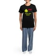 thumbnail image 4 of CafePress - Leap Day Baby 1988 Pajamas - Women's Short Sleeve Print T-Shirt and Pants Dark Cotton Pajama Set, 4 of 7