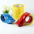 thumbnail image 3 of CHUANK 3Pcs Packing Tape Dispenser Wide Ergonomic Tape Handheld Heavy Duty Tape for Shipping Moving Mailing Box Sealing Carton Packaging Red Yellow Blue, 3 of 6