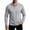 Gray, variant on Bxsruta Mens Long Sleeve Shirt Button Placket Chest Pocket Ribbed Cuffs Casual Work Golf Tops