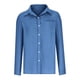 thumbnail image 3 of ICHUANYI Clearance Womens Color Button Shirts V Neck Loose Blouse Longt Sleeve Casual Work Tunic Tops With Pocket(Blue, S) ICHUANYI WER2023081402682, 3 of 5