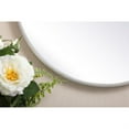 thumbnail image 4 of Metal frame round mirror 21 inch in Silver, 4 of 5