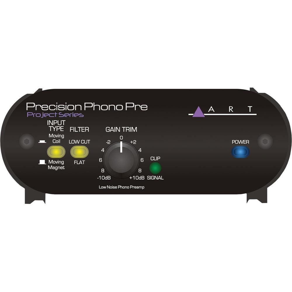 ART Precision Phono Preamp for Turntables with 6' RCA to RCA Cables Audio Cables Bundle