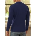 thumbnail image 5 of Iceglad Men's Long Sleeve Shirt Mock Turtleneck Cotton Basic Thermal Undershirt Lightweight Pullover, 5 of 7