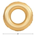 thumbnail image 4 of Pool Central 35" Inflatable Golden Pool Ring Float, 4 of 6