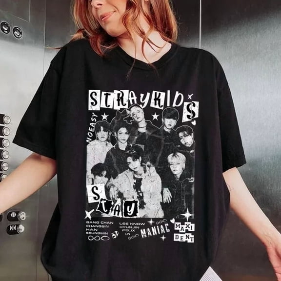 Stray Kids dominATE Graphic Tour T Shirt Full Size S-5XL