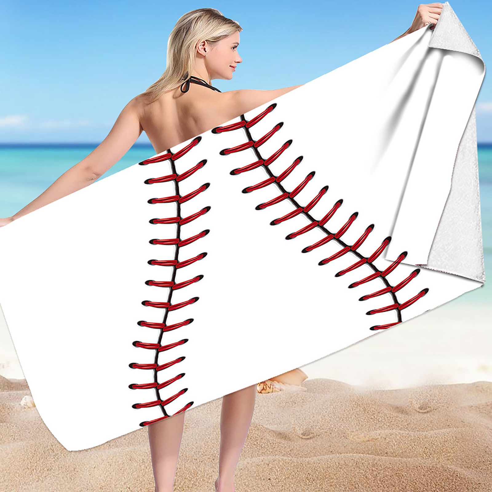 This Oversized Beach Towel That Dries Quickly and 'Folds Down to Nothing'  Is on Sale in 39 Colors