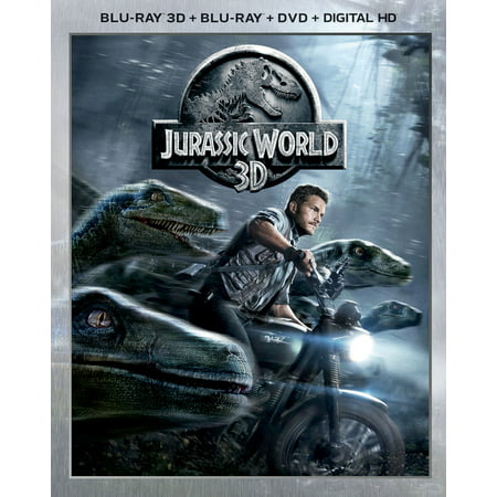 Jurassic World (Blu-ray 3D + Blu-ray + DVD + Digital
