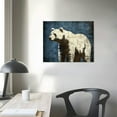 thumbnail image 3 of COMIO  Cabin Wall Art Bear Animal Silhouettes Canvas Pictures Rustic Navy Blue Wildlife Prints Artwork for Bathroom Nursery Decor Bedroom Home Decorations, 3 of 4