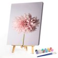 thumbnail image 1 of Cuadros Decorativos Pintura al óleo de arte de pared de flores rosadas por póster de número pintura Likrtyny embutido en tela, 1 of 9