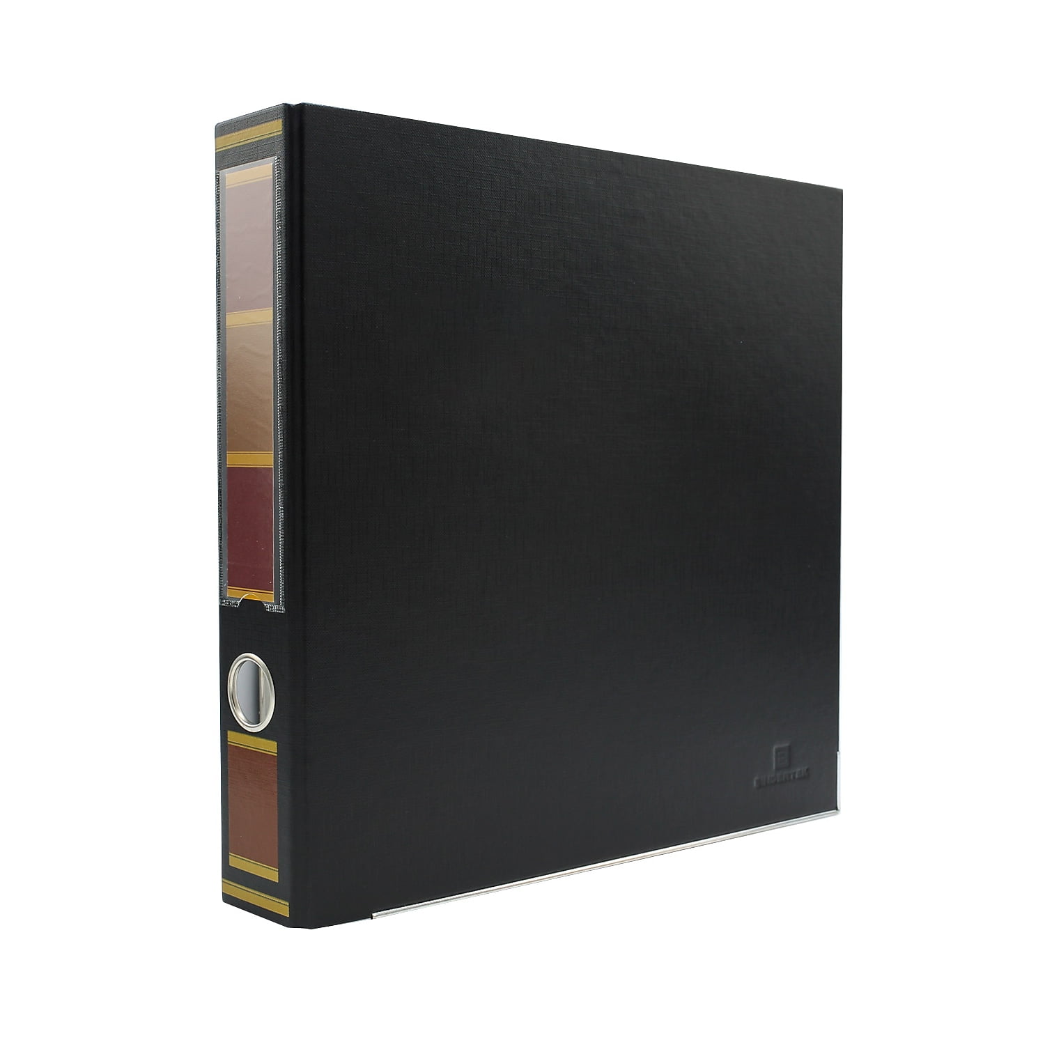 Bindertek 3-Ring 2-Inch Premium Binders Barrister Black 3SLN-BB