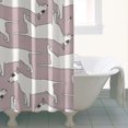 thumbnail image 4 of Vintage Bull Terrier Shower Curtain 36"x72" ,Bathroom Decorative Shower Curtains Set with 12 Hooks,Modern Waterproof Washable Shower Curtain, 4 of 6
