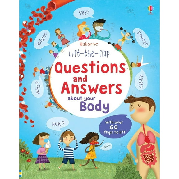 Questions and Answers Lift-The-Flap Questions and Answers about Your Body, (Board Book)