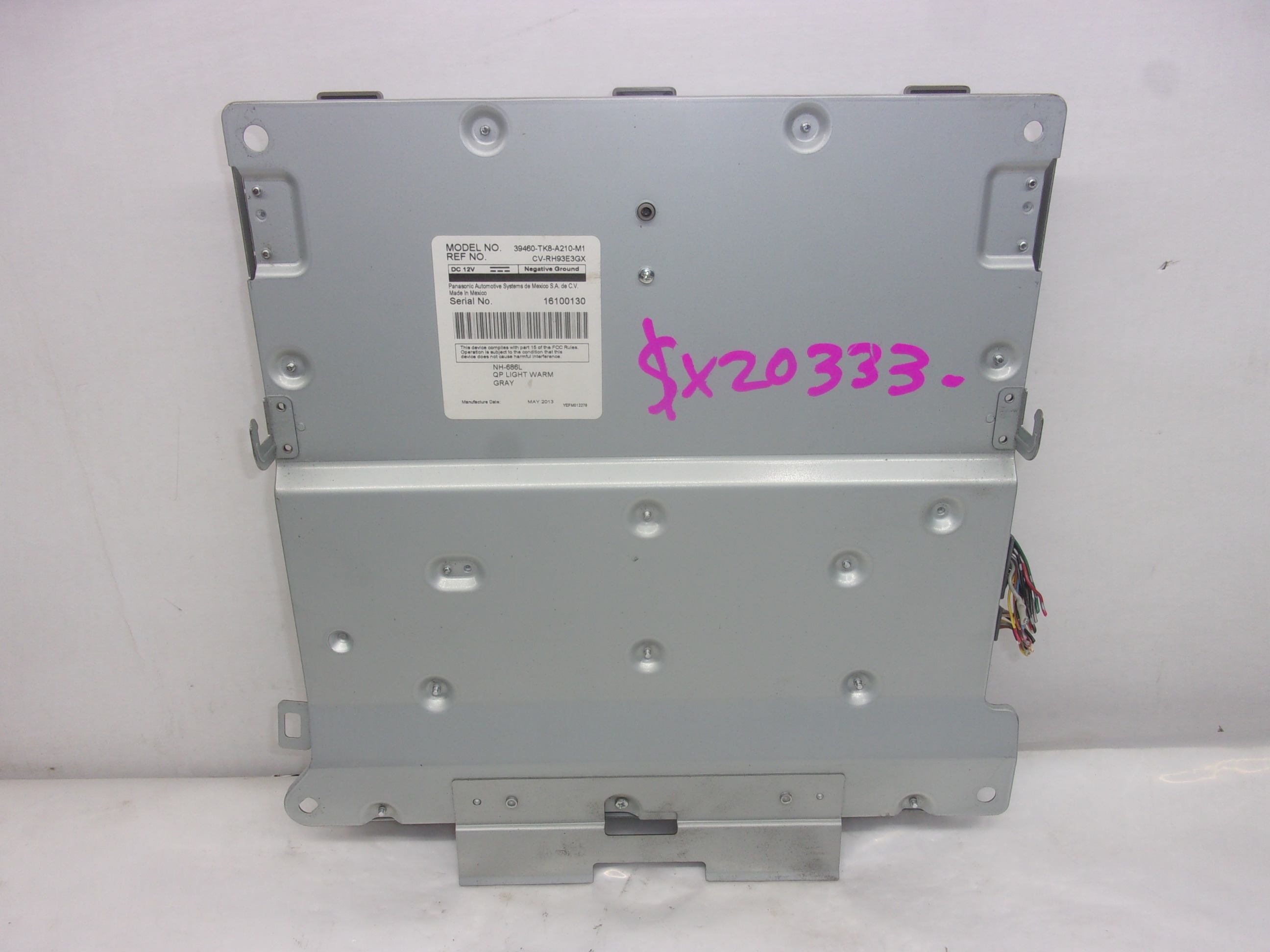 Pre-Owned 2014-2017 Honda Odyssey Overhead Roof DVD Entertainment Display Screen OEM - Verify Specific Vehicle Fitment In Description - (Good)