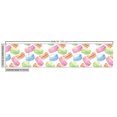 thumbnail image 2 of Ambesonne Dessert Fabric by the Yard Upholstery, Flyaway Macaron Design, 10 Yards, Multicolor, 2 of 4