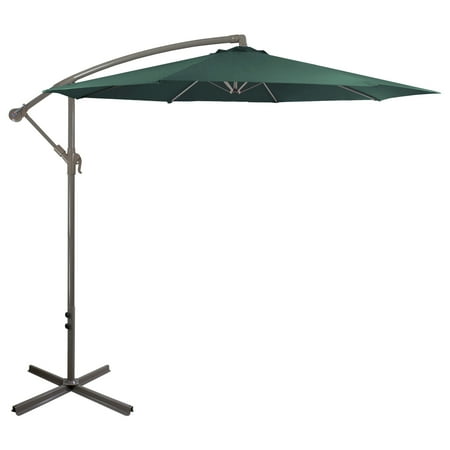 Northlight 10 ft. Offset Outdoor Patio Umbrella with Hand Crank