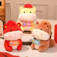 thumbnail image 2 of Muñeco de peluche del Año del Caballo 2026, mascota del Caballo Rojo de la Suerte para Año Nuevo, símbolo de riqueza y felicidad, regalo para el Festival de Primavera., 2 of 8