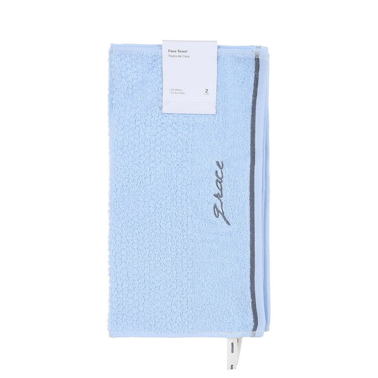 MINISO Embroidered Face Towel for Kids Baby 2 Pack 13