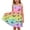 G Multicolor, variant on Auroural Toddler Girls Dresses 3T Toddler Girls Cute Flower Print Sleeveless Straps Dress Casual Dresses with Pocket Tiered Sundress