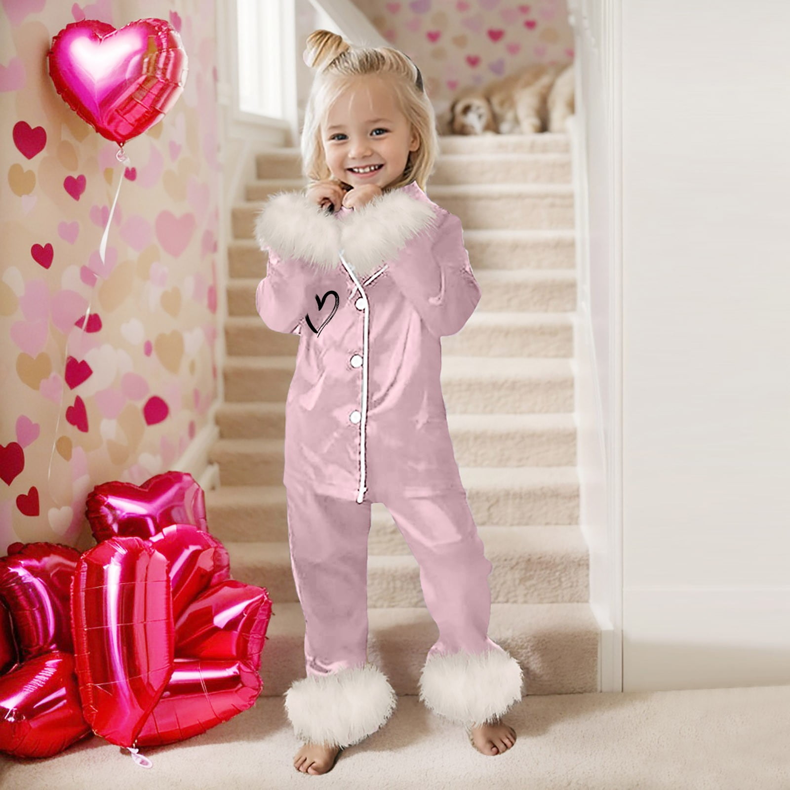 MEZZALL Ensemble de Pyjama Confortable et Mignon pour Enfant