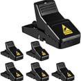 thumbnail image 1 of Feeke Mouse Traps, Mice Traps for House, Small Mice Trap Indoor Quick Effective Sanitary Safe Mousetrap Catcher for Family and Pet - 6 Pack, (M01-6Pack), 1 of 4