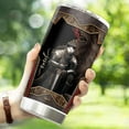 thumbnail image 3 of A Child of God Man of Faith Warrior of Chirst Jesus Tumbler 20oz Stainless Steel Cups with Lid Travel Mug Coffee Cup Christian Gifts For Men Dad Husband Grandpa Christmas Birthday Fathers Day, 3 of 6