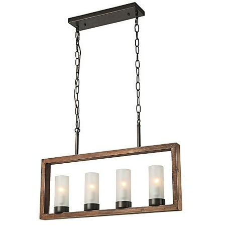 Laluz Rectangular Chandelier Wood Chandeliers Kitchen Island Light Laluz Rectangular Chandelier Wood Chandeliers Kitchen Island Light