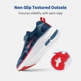 thumbnail image 4 of BURUDANI Boys Girls Sneakers – Kids’ EZ-ON EZ-Play Tennis Running Shoes, Lightweight Breathable Athletic Gym Sport Footwear, 4 of 5