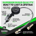 thumbnail image 3 of Rhino USA Tire Inflator with Pressure Gauge (0-100 PSI) - ANSI B40.1 Accurate, Large 2" Glow Dial, 3 of 8