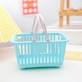 thumbnail image 3 of Decodeary Portable Storage Basket With Large Capacity For Convenient Sundry Storage There Are Various Styles To Choose From baby blue circular 1Set, 3 of 6