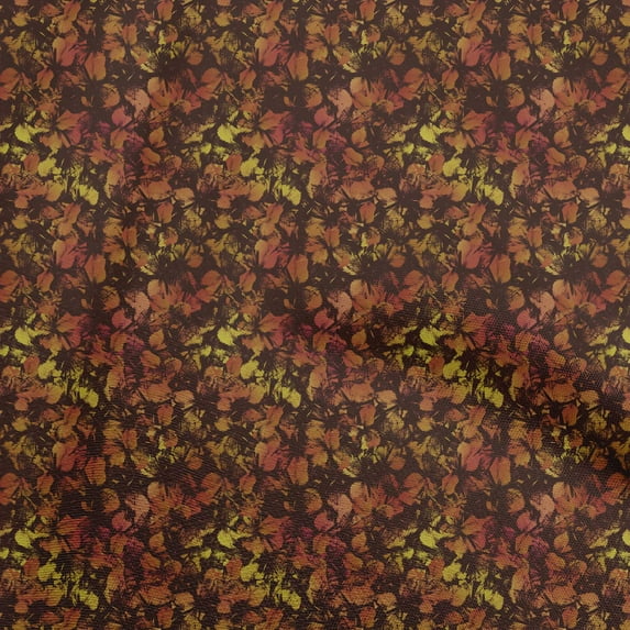 oneOone Velvet Brown Fabric Abstract Sewing Fabric By The Yard Printed Diy Clothing Sewing Supplies 58 Inch Wide