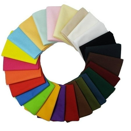 Supreme Solids Fat Quarter Fabric Sampler Bundle (25pk)