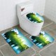 thumbnail image 1 of ABPHQTO Lago en Bosque Croacia Plitvice Juego de alfombras de baño de 3 piezas Alfombra de baño Alfombra de contorno y tapa de inodoro, 1 of 2