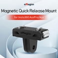 thumbnail image 2 of Magnetic Quick Release Base for Insta360 Ace Pro/Ace Camera | Metal ABS Mount Adapter | Fast Secure Camera Attachment Accessory | Durable & Lightweight Base for Action Photography, 2 of 8