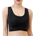 thumbnail image 5 of IROINNID Sports Bras for Women Yoga Bra Fashion Sexy Side Buckle Yoga Underwear Waistcoat Traceless Together Everyday Bras,Black, 5 of 5
