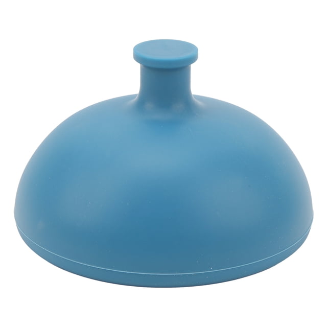 Copa de percusión de silicona azul para el pecho con palma de la mano, tambor de presión, masajeador de pecho, copa física para la incapacidad de expectorar.