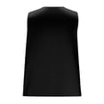 thumbnail image 3 of ctdiral Womens Satin V Neck Tank Tops Summer Sleeeveless Tanks Solid Color Loose Fit Tunic Tops Elegant Office Work Blouse Black XXL, 3 of 8