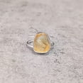 thumbnail image 2 of Natural Citrine Ring, Rough Citrine Gemstone Ring, November Birthstone, Dual Band, 925 Sterling Silver, Womens Ring, Christmas, Thanksgiving, Handmade, Statement Jewelry, Rough Gemstone Jewelry, 2 of 6