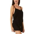thumbnail image 2 of California Waves Womens Juniors Strappy Romper Cover-Up, 2 of 3