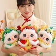 thumbnail image 2 of BAELLERT Cute Snake Plush 2025 Year of The Snake Doll Cartoon Chinese New Year Zodiac Toy for Kids Adults Lunar New Year Decoration, 2 of 8