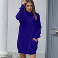 thumbnail image 3 of Yokua Women's Loose Turtleneck Oversize Long Pullover Sweater Dress, 3 of 8