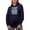 Navy Blue, variant on 13 Years of Being Awesome - Months, Days, Hours, Minutes, Seconds, Black Hooded Sweatshirt or Hoodie, 3XL