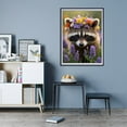thumbnail image 7 of Diamond Art Kit for Adults, Raccoon With Floral Crown Lavender Field Diamond Painting for Adults Beginners, DIY Diamond Art Painting Kits, 5D Diamond Painting Crafts for Home Decor 12x16 Frameless, 7 of 7