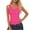 Hot Pink, variant on Husipze Women's Tank Top Sleeveless Casual V Neck Fitted Basic Top Soft Stretch Athletic Slim Fit Gym Yoga Tops Brown L